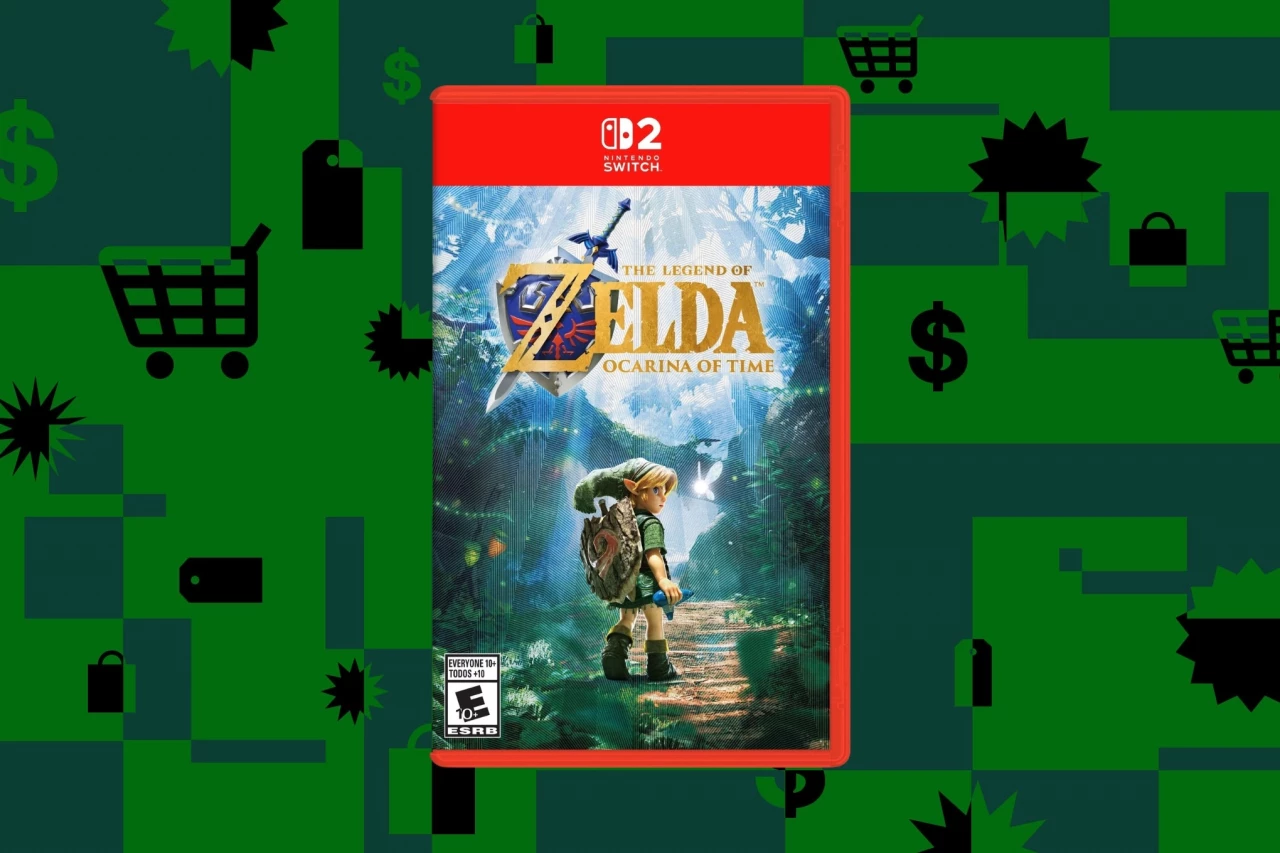 Физическая копия предстоящего ремейка Ocarina of Time с блестящей обложкой